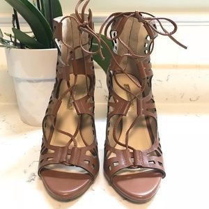 BCBGeneration Carnival Lazer cut Leather sandal 5M